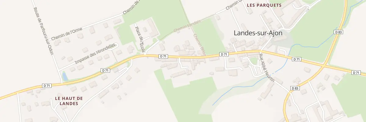 Plan du 201 Rue Levaillant à Landes-sur-Ajon