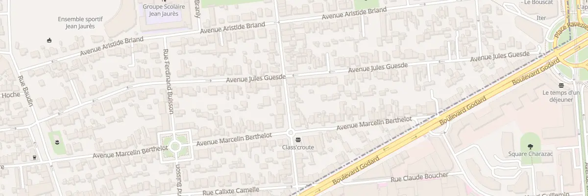 Plan du 29 Rue Theophile Gauthier au Bouscat