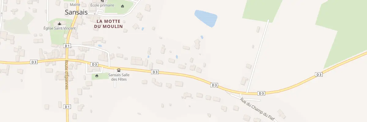 Plan du 21 Rte de Niort à Sansais