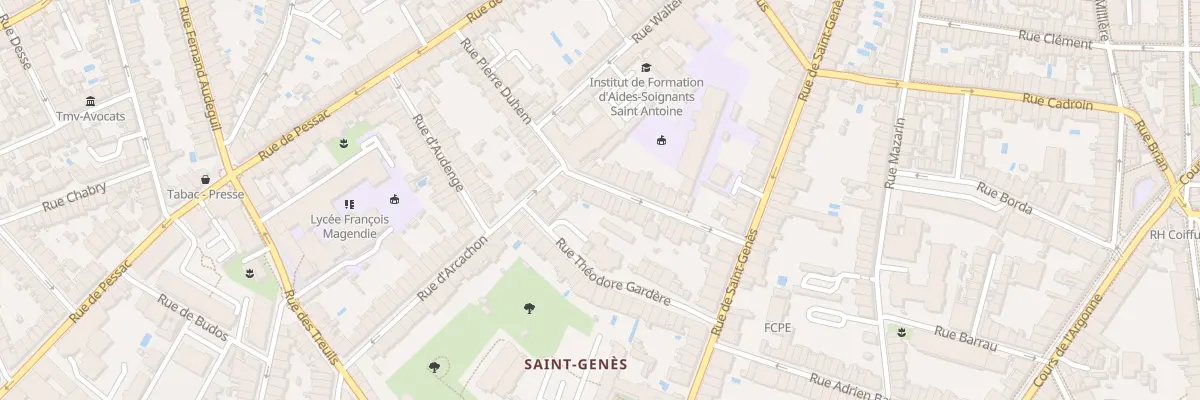 Plan du 49 Rue Pierre Duhem à Bordeaux