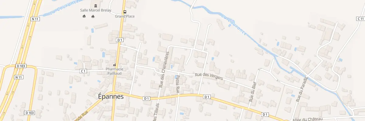 Plan du 119 Rue des Vergers à Épannes