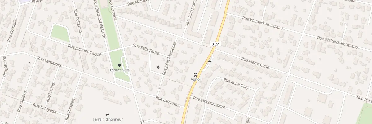 Plan du 11 Rue Jules Massenet à Villenave-d’Ornon