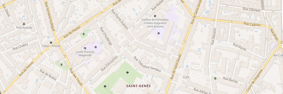 Plan du 47 Rue Pierre Duhem à Bordeaux