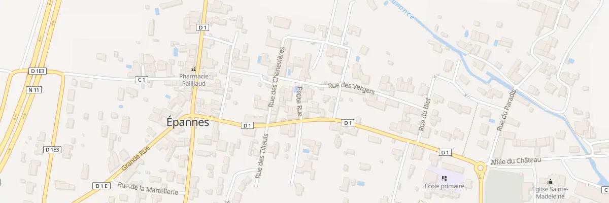 Plan du 24 Petite Rue à Épannes