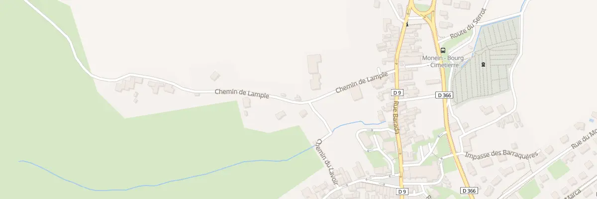 Plan du 7 Che de Lample à Monein