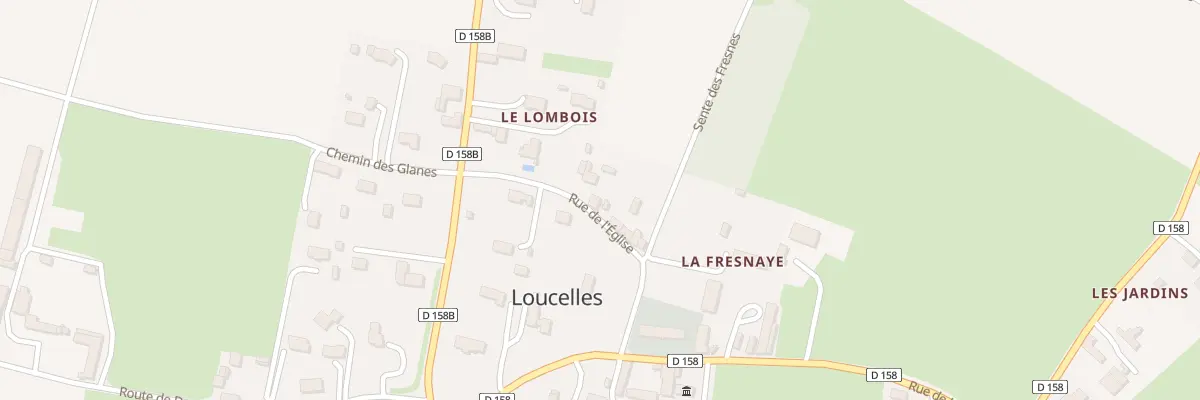 Plan du 6 Rue de l’Église à Loucelles