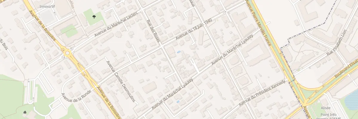 Plan du 10 Rue des Roses à Avrillé