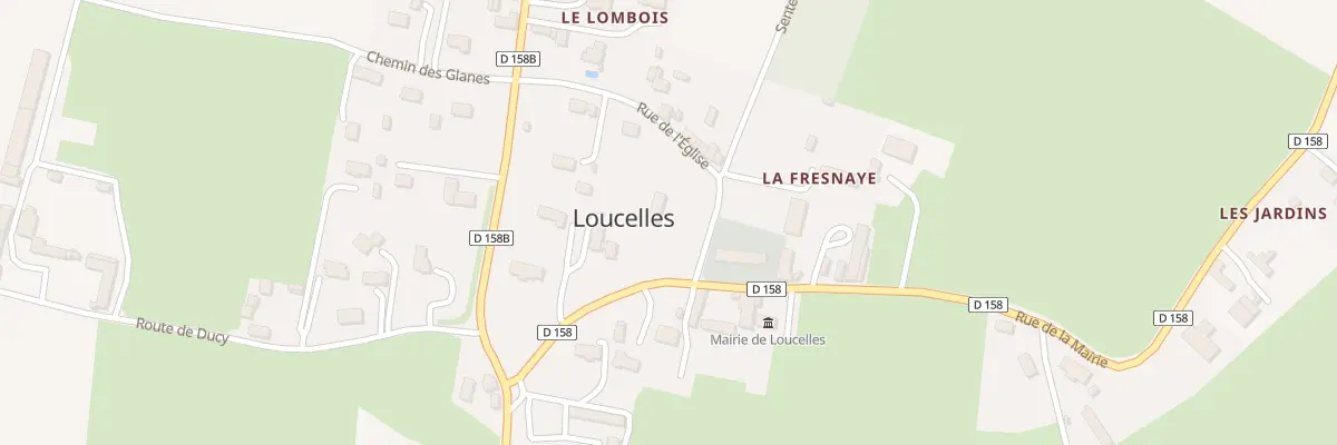 Plan du 1 Rue de l’Église à Loucelles