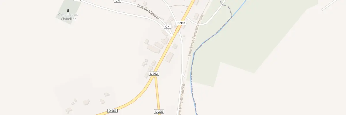 Plan du 21 Rue des Renardiers au Châtellier