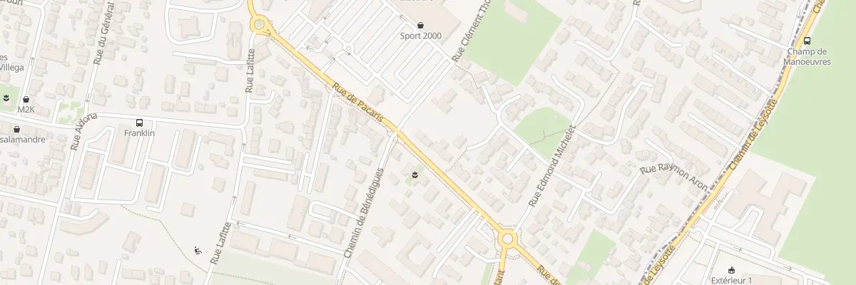 Plan du 39 Rue Pacaris à Talence