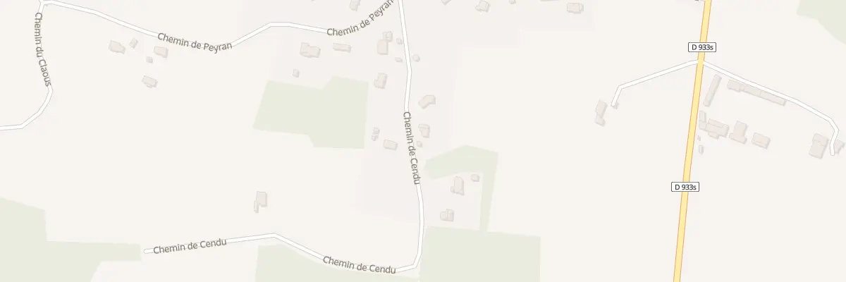 Plan du 145 Che de Cendu à Audignon