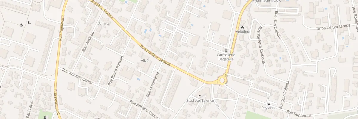 Plan du 179B Rue Frédéric Sevene à Talence
