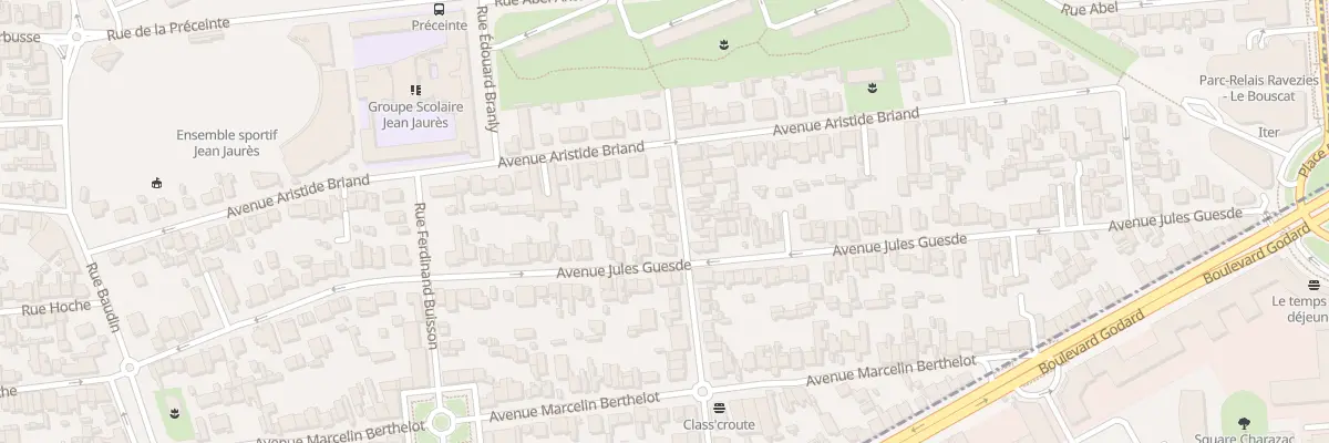 Plan du 46B Rue Theophile Gauthier au Bouscat