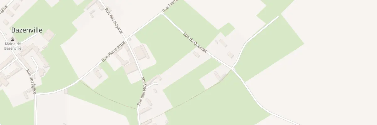 Plan du 2 Rue du Quesnet à Bazenville