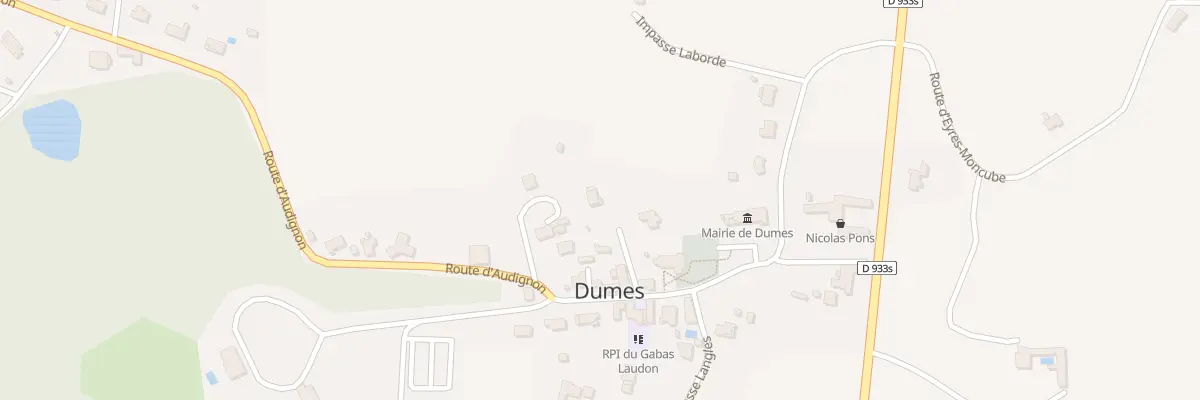 Plan du 5001F Rte de l’Eglise à Dumes