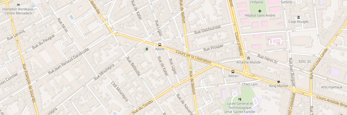 Plan du 58 Rue Ligier à Bordeaux