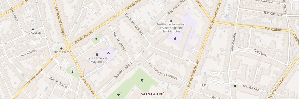 Plan du 41 Rue Pierre Duhem à Bordeaux