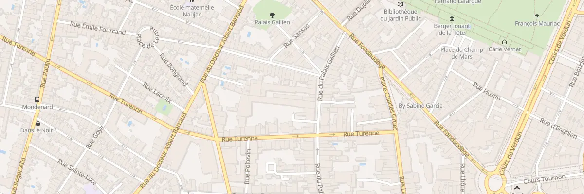 Plan du 147B Rue du Palais Gallien à Bordeaux