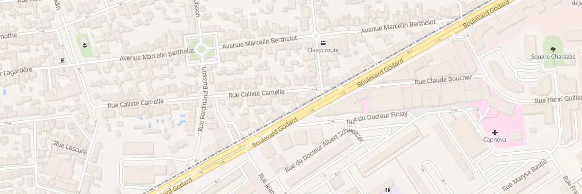 Plan du 73 Rue Calixte Camelle au Bouscat
