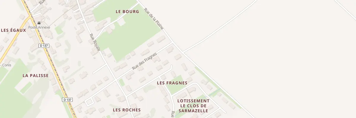 Plan du 8 Rue de la Plaine à La Jard