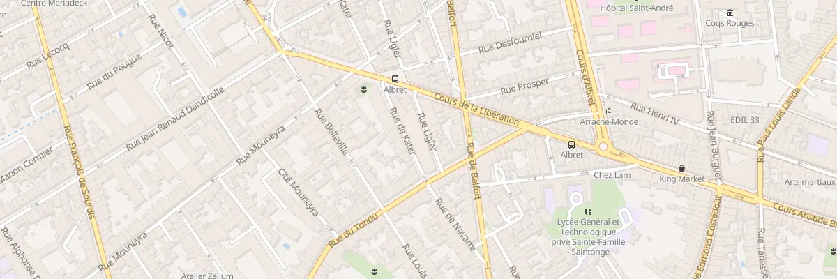 Plan du 53 Rue Ligier à Bordeaux