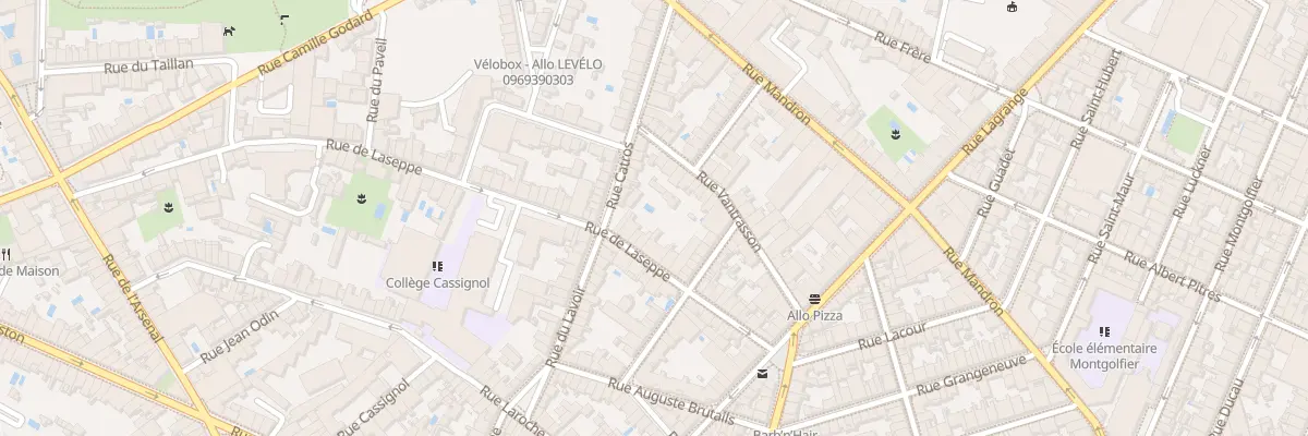 Plan du 31 Rue de Laseppe à Bordeaux