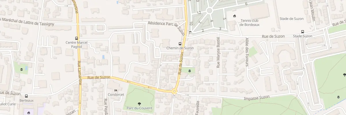 Plan du 5 Rue Francisco Ferrer à Talence
