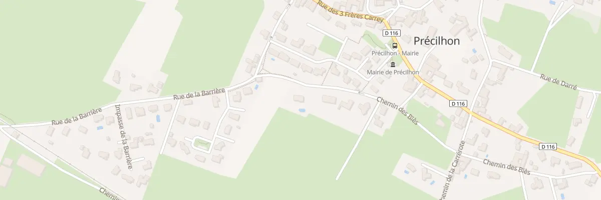 Plan du 3 Che d’Es Biès à Précilhon