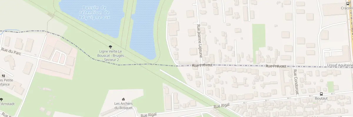 Plan du 81 Rue Prevost à Bruges