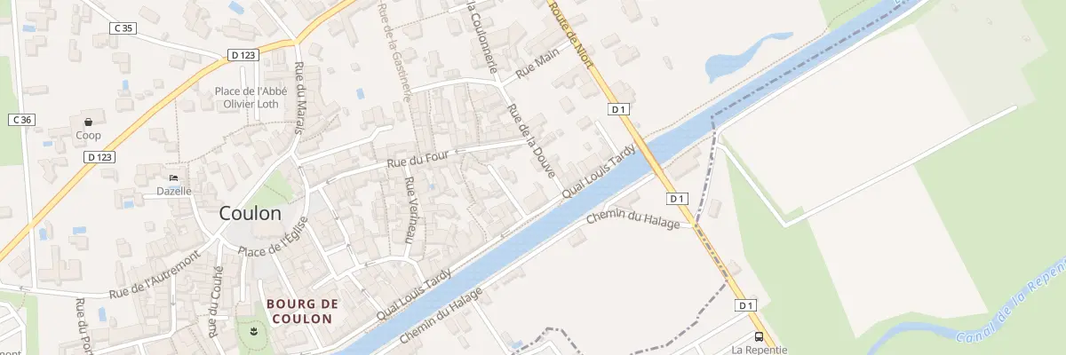 Plan du 22 Quai Louis Tardy à Coulon