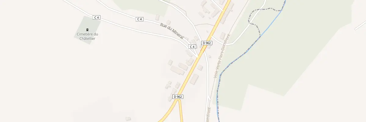 Plan du 12 Rue des Renardiers au Châtellier