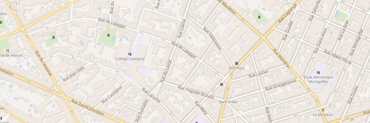 Plan du 24B Rue de Laseppe à Bordeaux