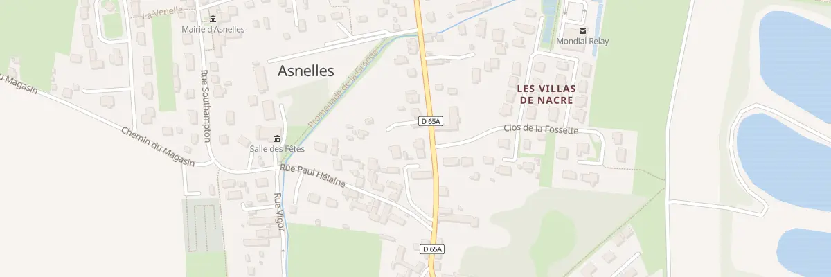 Plan du 6 Rue du Débarquement à Asnelles