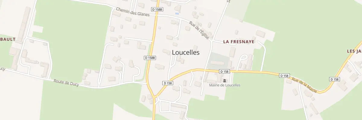 Plan du 5 Rue de la Mairie à Loucelles