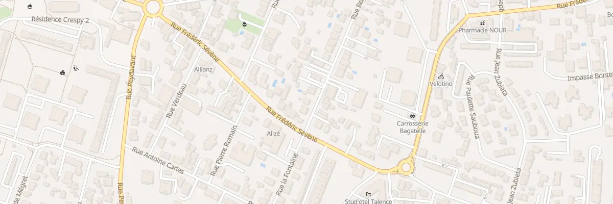 Plan du 45 Rue René Vache à Talence