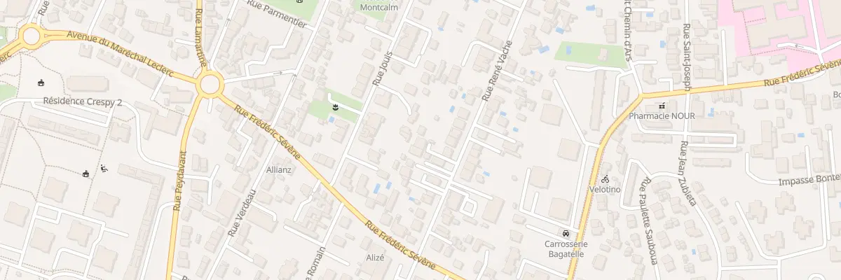 Plan du 33T Rue René Vache à Talence