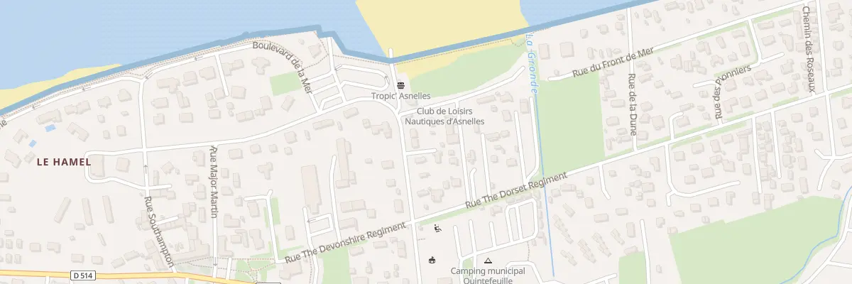 Plan du 33 Rue du Débarquement à Asnelles