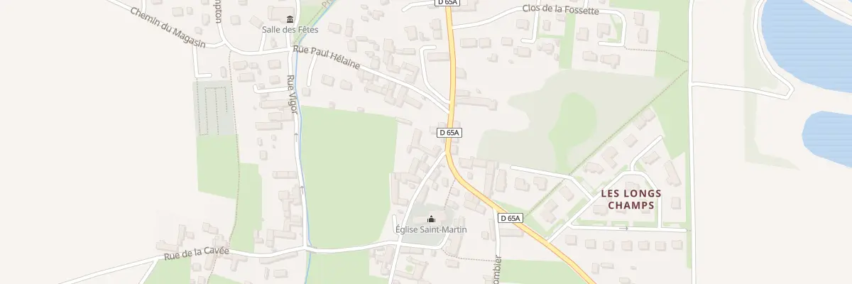 Plan du 1 Rue de l’Église à Asnelles
