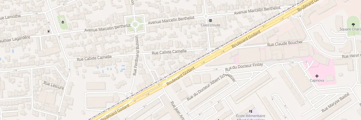 Plan du 65B Rue Calixte Camelle au Bouscat