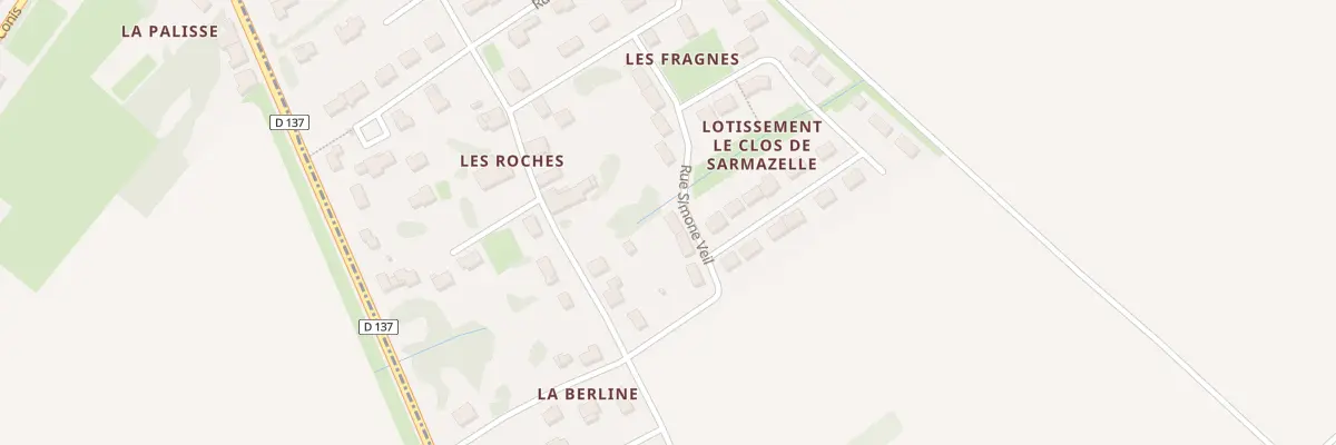 Plan du 3 Lot Le Clos de Sarmazelle à La Jard
