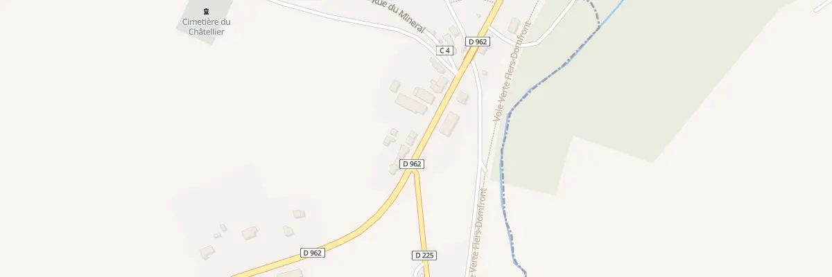 Plan du 18 Rue des Renardiers au Châtellier