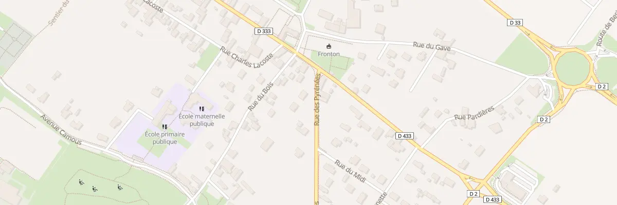 Plan du 2 Rue des Pyrenees à Pardies
