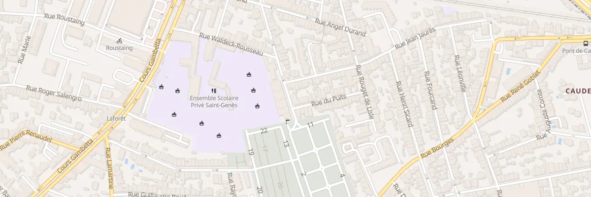 Plan du 41 Rue de la Paix à Talence