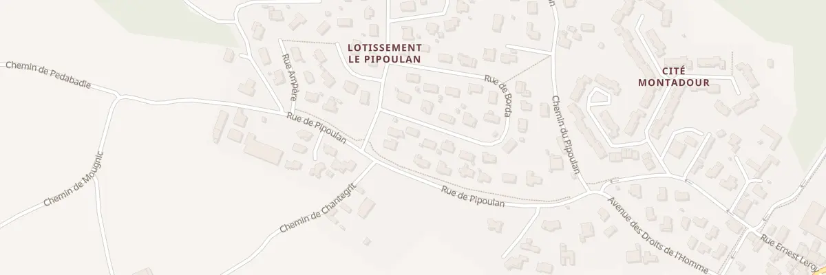 Plan du 6 Rue de Borda à Saint-Sever