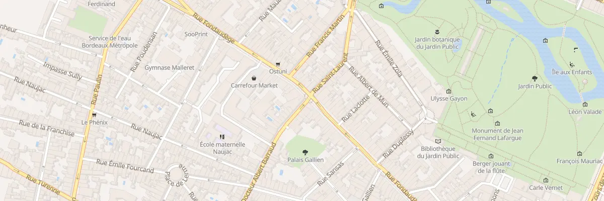 Plan du 143 Rue du Docteur Albert Barraud à Bordeaux