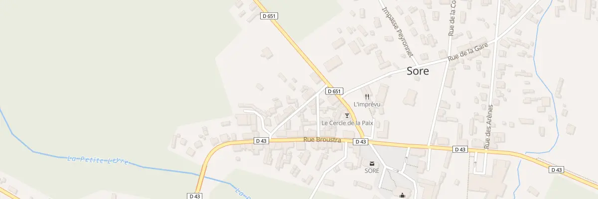 Plan du 109 Rue Victor Callen à Sore