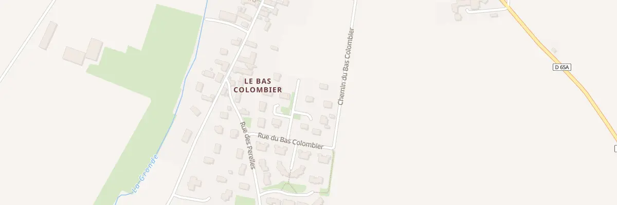 Plan du 6 Rue du Cavignou à Asnelles