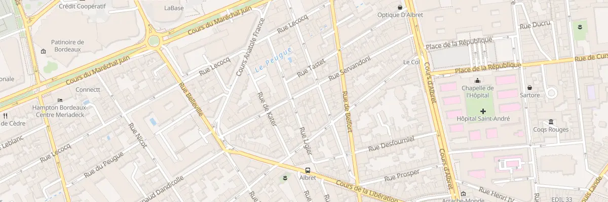 Plan du 46 Rue Servandoni à Bordeaux