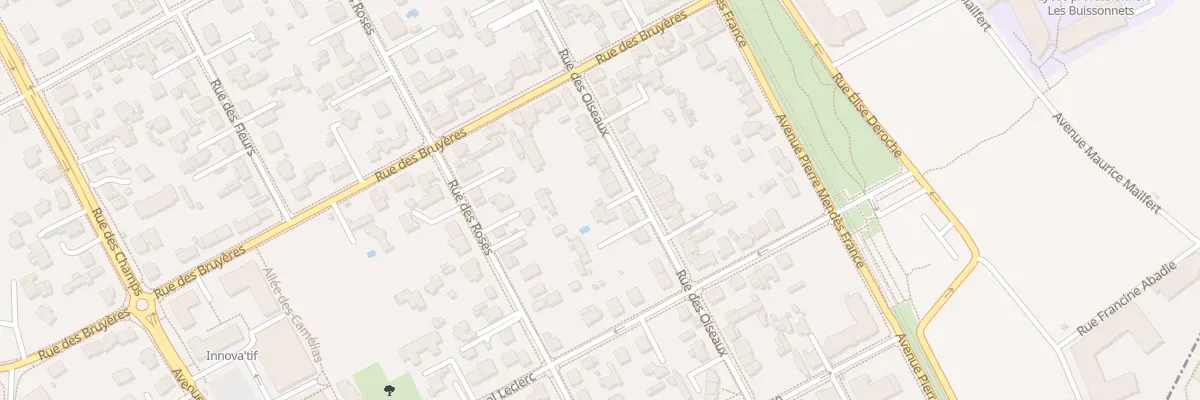 Plan du 55 Rue des Oiseaux à Avrillé
