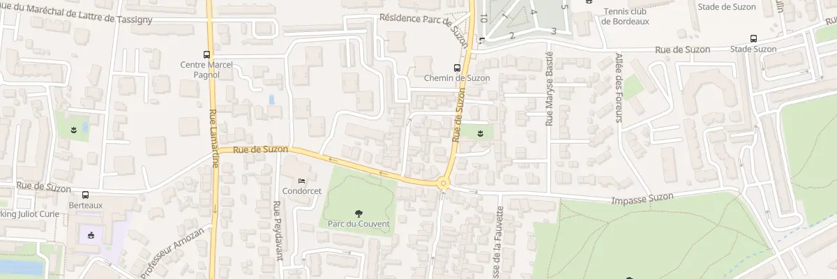 Plan du 14 Rue Francisco Ferrer à Talence
